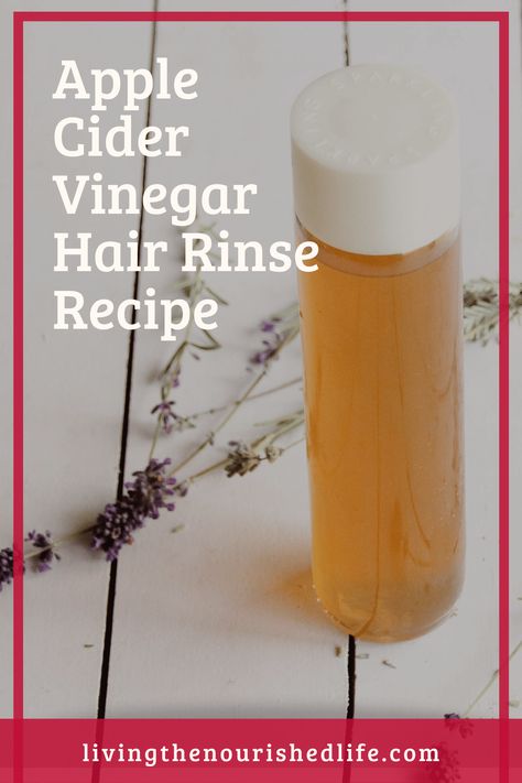 This herbal ACV rinse recipe can help restore the pH balance of your hair – which brings back your hair’s natural shine, smooths away frizz, and soothes your scalp. It also rinses away buildup from oil, dirt, and hair products that weigh down your hair! #acv #hair #diybeauty Apple Cider Vinegar Hair Rinse Recipe, Vinegar Hair Rinse Recipe, Hair Rinse Recipe, Acv Hair Rinse, Acv Hair, Apple Cider Vinegar Hair, Apple Cider Vinegar Hair Rinse, Acv Rinse, Vinegar For Hair