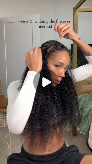 Afsisterwig store on Instagram: "Flip over method💃 amazing work IG @lovelybryana . . Get what you need to know of wig and hair🥰 . Stay tuned for more🙌 DM for wig link💃 #linkinbio Bundles longest 32" click: https://bit.ly/3XCKLQ5  ------------------------------ Wig experts and hair factory owners🤍  #flipover #sewintutorial #atlantahairstylist #wigcustomization #weaveponytail #weaveremoval #protectivestyles #ponytailhack" Flip Over Method Wig, Sew In Hairstyles Versatile, Flip Over Hairstyles, Flip Over Quick Weave Deep Wave, Flip Over Sew In Straight Hair, Flip Over Method Sew In Curly, Flipover Method Sew In Curly, Quick Weave Flip Over Method, Deep Wave Sew In With Leave Out