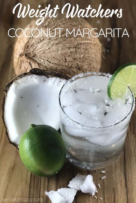 This Weight Watchers margarita recipe is refreshing and delicious! It's easy to swap out flavors of LaCroix to mix things up! Weight Watchers Coconut Margarita | Weight Watchers Points | Weight Watchers Low Cal Margarita | Weight Watchers Cocktail Recipes | WW Margarita #weightwatchers #ww #freestyle Low Cal Cocktail, Coconut Tequila, Low Calorie Cocktails, Coconut Margarita, Whisky Cocktail, Healthy Cocktails, 100 Calorie, Ww Freestyle, Tequila Drinks