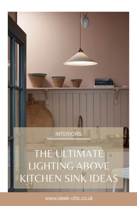 The ultimate lighting above kitchen sink ideas that carry the perfect balance between aesthetics and functionality. Arguably, the kitchen is one of the most important rooms in the home to nail when it comes to lighting. The room needs to be able to cater to changing needs as the role of the room changes throughout the day. Sink Ideas Kitchen, Above Kitchen Sink Ideas, Pendant Over Kitchen Sink, Above Kitchen Sink Lighting, Above Sink Lighting Kitchen, Pendant Light Kitchen Sink, Above Sink Lighting, Pendant Over Sink, Kitchen Sink Pendant