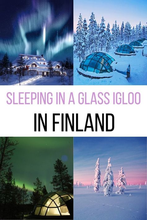 Glass Igloo Hotel, Igloo Hotel, Glass Igloo, Europe Trips, Amigurumi For Beginners, Finland Travel, Travel Women, Lapland Finland, See The Northern Lights