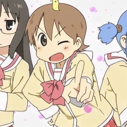 Nichijou Pfp, Matching Pfp Trio, Matching Trio, Nendoroid Anime, Matching Pfps, Awesome Anime, Profile Pictures, Matching Pfp, Matching Icons