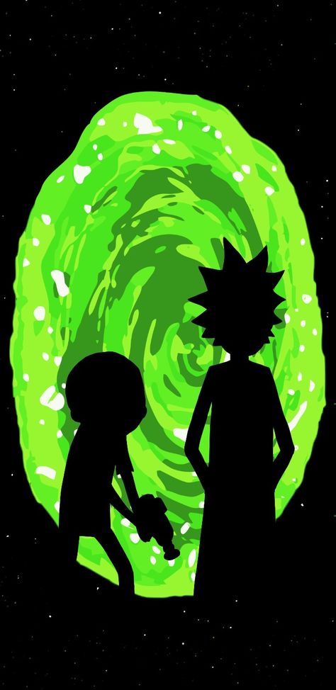 rick and morty standing in front of a portal Rick And Morty Wallpapers 4k, Rick And Morty Image, Helloween Wallpaper, Rick Y Morty, Hd Phone Wallpapers, Rick And Morty, Fondos De Pantalla, Phone Wallpaper, Iphone Wallpaper