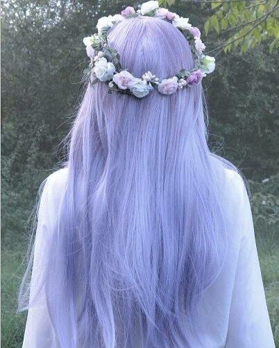 Purple Hair Aesthetic Faceless, Blue Hair Aesthetic Faceless, Hair Ideas Purple, Hair Aesthetic Faceless, Elegant Hairdo, Purple Highlights Brown Hair, Hair Color Ombre, Long Purple Hair, Pastel Blue Hair