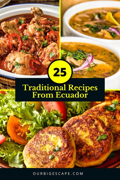 Non American Dinner Ideas, Ecuadorian Chicken Recipes, Easy Latin Dinner Recipes, Equador Food Recipes, Indigenous American Recipes, Authentic Latin Recipes, Easy Ecuadorian Recipes, Ecuador Food Recipes, Traditional American Recipes