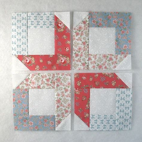 The Box Quilt Block - an Easy, Beginner-Friendly Quilt Block Tutorial – fabric-406 Octagon Quilt Block Free Pattern, Easy Quilt Blocks For Beginners, Block Quilting Designs, Beginner Quilting Projects, Flower Snowflake, Small Quilt Projects, Quilt Blocks Easy, Stars Quilt, Quilting Designs Patterns