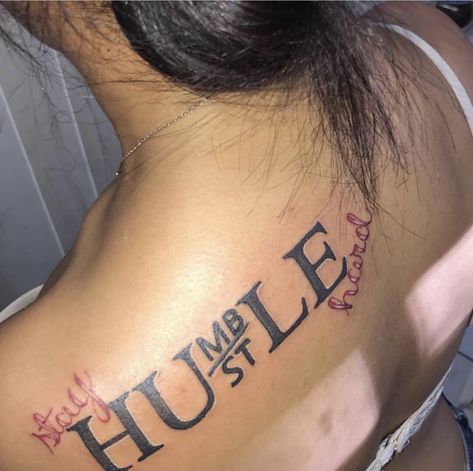 Hustle Tattoos For Women, Ambitious Tattoo, Humble Tattoo, Hard Tattoos, Meaningful Wrist Tattoos, Baby Name Tattoos, Linkedin Image, On Tattoo, Triangle Tattoos