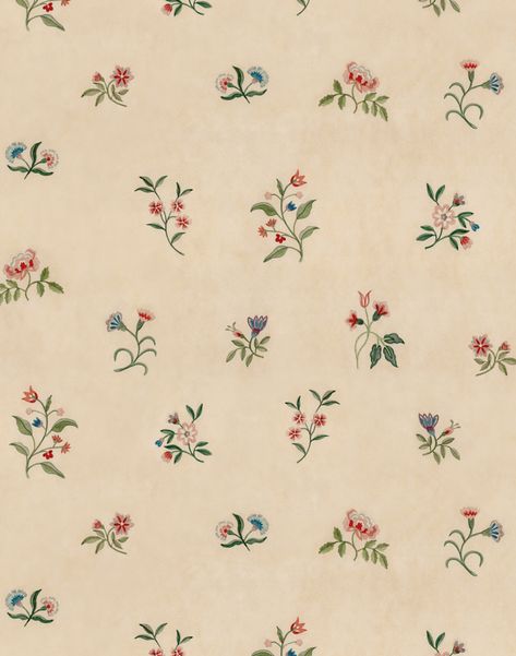 W Design Collective, Vintage Fabric Prints, Vintage Floral Prints, Unique Wallpapers, Interior Measurements, Vintage Floral Fabric, Baby Pattern, Floral Pattern Design, Vinyl Rolls