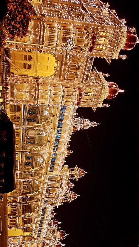 Mysore Palace Interior Design, Mysore Place Images, Indian Palaces Aesthetic, Indian Royal Palace Aesthetic, Indian Kingdom Aesthetic, Mysore Palace Lighting, Mysore Lighting, Mysuru Palace Aesthetic, Mysore Snapchat Story