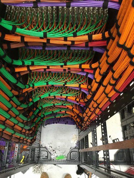 58 insanely neat photos of cables that belong in a modern art gallery Satisfying Pictures, Structured Cabling, Boston Dynamics, Server Room, Sea Of Japan, Organizing Wires, Network Cable, Data Center, Oddly Satisfying