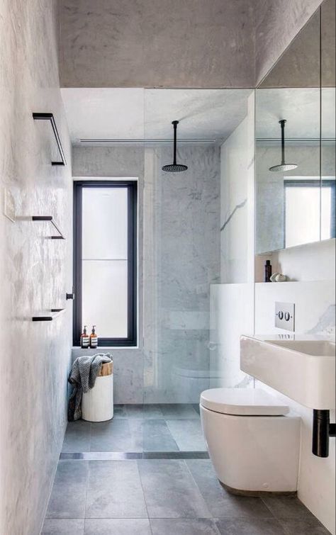 Narrow Bathroom Layout, Long Narrow Bathroom, Bathroom Design Black, Window In Shower, Bathroom Shower Design, Narrow Bathroom, Frameless Shower Doors, Bathroom Tile Designs, Bathroom Windows