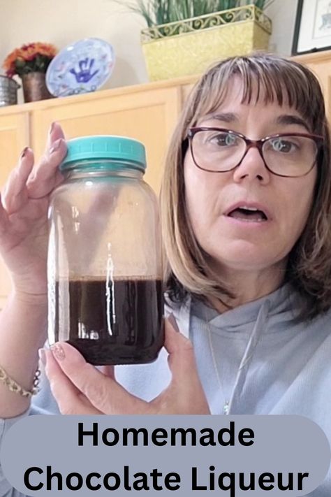 Homemade chocolate liqueur is so easy to make that you won’t ever need to buy it again. Perfect for a gift and fabulous cocktails. Chocolate Liqueur, Homemade Chocolate, Liqueur, Beets, Cocoa Powder, Vodka, Mason Jars, Bubbles, Drinks