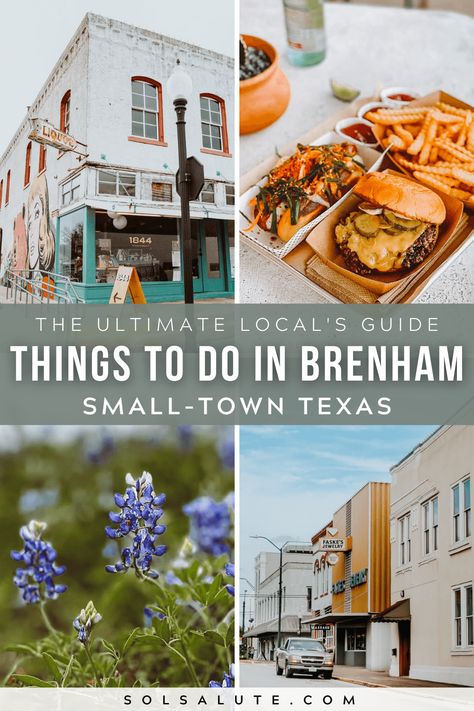 Day Trips From Houston, Brenham Texas, Cute Town, Blue Bell Ice Cream, Road Trip Stops, Ice Cream Factory, Texas Bucket List, Texas Road Trip, Things To Do In Texas