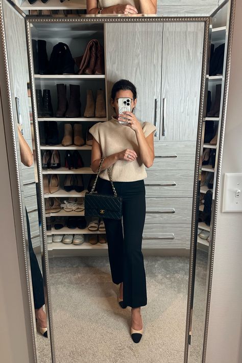 The Perfect Pant, Kick Flare curated on LTK Chanel Inspired, Perfect Pant, Bootcut Pants, Black Flare, Kick Flares, Work Outfits Women, Outfits Women, Work Attire, Work Outfits