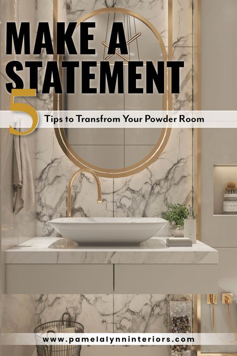 Designer shares her Top Tips to transform your powder room into a jewel box. Glam Powder Room Ideas, Powder Room Mood Board, Powder Room Ideas Elegant Modern, Luxury Powder Room Design, Transitional Powder Room Ideas, Powder Room Decorating Ideas, Modern Transitional Dining Room, Powder Room Ideas Modern, Contemporary Paint Colors