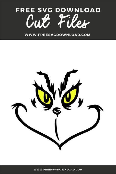 Grinch Svg Free, Grinch Cricut, Christmas Svg Files Free, Grinch Images, Grinch Crafts, Grinch Face Svg, Le Grinch, Cricut Christmas Ideas, Grinch Christmas Decorations