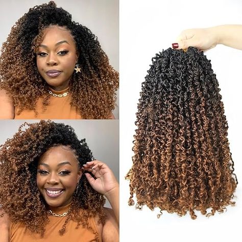 Amazon.com : 12 Inch 9 Packs Yanky Twist Crochet Hair Pre-Twisted Curly Braiding Hair Extensions Pre-looped Senegalese Twist Braids Synthetic Curly Crochet Hair For Black Women(12inch, 9pack, 1b/4/30) : Beauty & Personal Care Yanky Twist, 4c Styles, Curly Braiding Hair, Curly Crochet Hair, Twist Extensions, Senegalese Twist Braids, Curly Braids, Braiding Hair Extensions, Curly Crochet Hair Styles