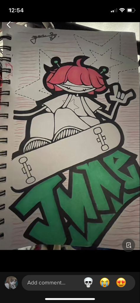 Graffiti Style Cartoon Characters, June Art Style, Ovrjune Sketch, Ovrjune Drawing Style, Graffiti Characters Sketches, Y2k Drawings Easy, Graffiti Drawing Sketches, Graff Character, Swaggy Art