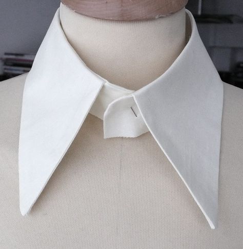 Collar Construction, Sewing Designs, Shirt Collar Pattern, Sewing Collars, Collars Diy, Combination Fashion, Sewing Fabrics, Classy Style, Pattern Drafting