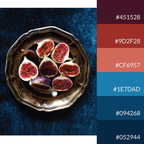 Soft + cold color palette | Fig is all you need | #figs #colorpalette #colorinspiration #colourlovers Figs Color Palette, Fig Color Palette, Cold Color Palette, Color Plan, Wedding Mood Board, Wedding Mood, Colour Palettes, Persimmon, Colour Schemes