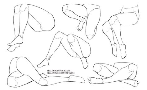 Art Tutorials and References — drawingden:   Legs sitting poses by Sellenin Drawing Poses Taking Off Shirt, Leg Drawing, Drawing Women, Drawing Legs, Drawing Help, Homeschool Projects, Art Help, Sitting Poses, Poses Reference