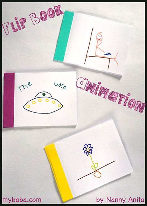 How to make animation flip books with children. They also make wonderful items for busy bags. Flip Books Diy, Flip Books Art, Make Animation, Flip Book Animation, Flip Books, How To Make Animations, Animation Tutorial, Camping Art, Book Projects