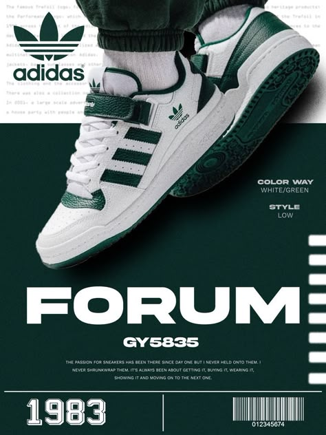 Shoes Graphic Design Poster, Shoe Advertisement Poster, Adidas Shoes Poster, Adidas Design Graphic, Adidas Poster Design, Adidas Graphic Design, Shoes Poster Design Ideas, Shoe Graphic Design, Shoe Poster Design