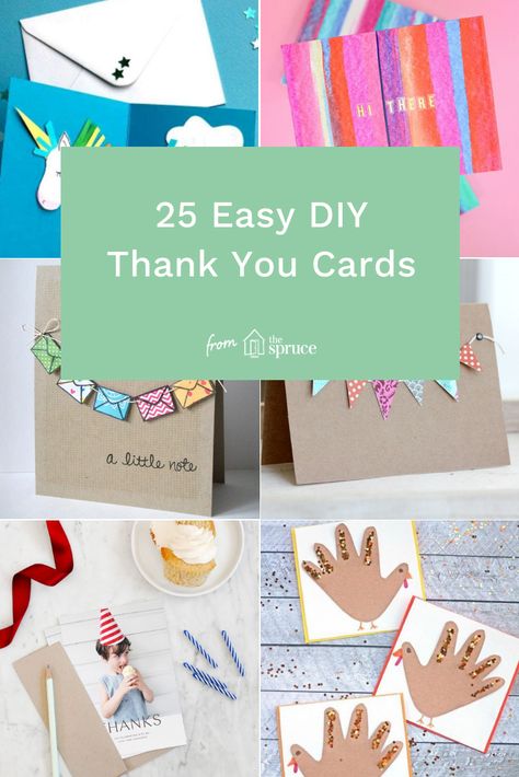 Why not add an additional layer of thoughtfulness to your gift by creating a thank you card from scratch? Full of charm, homemade cards also lend a touch of personality and individuality with each rendition. These DIYs are straightforward enough that beginning crafters and kids alike can start practicing the art of gratitude—from start to finish. #diycards #homemadecards #cardcrafts #diythankyoucards #thankyoucards #carddiy #papercrafts #papercraft #gifts #diygift #homemadegifts Diy Teacher Appreciation Cards From Kids, Kid Thank You Cards Diy, Thank You Teacher Cards Diy, Teacher Thank You Cards Diy, Homemade Thank You Cards From Kids, Teacher Thank You Cards From Kids, Diy Thank You Cards From Kids, Diy Thank You Cards For Teachers, Papercraft Gifts