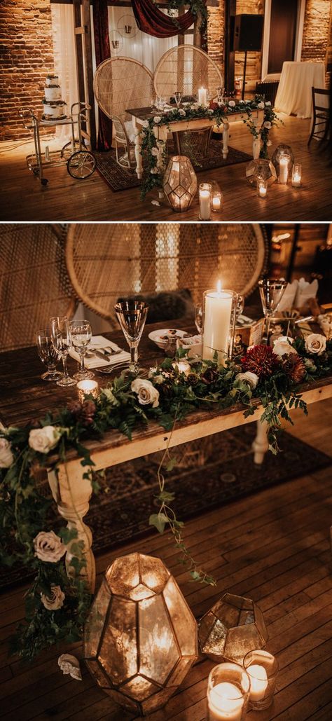 Rustic Wedding Decor Sweetheart Table, Boho Sweat Heart Table, Sweetheart Table Ideas Romantic, Boho Fall Wedding Sweetheart Table, Italian Wedding Sweetheart Table, Rustic Boho Wedding Head Table, Wedding Sweetheart Table Ideas Outdoor, Wedding Table For Bride And Groom Rustic, Wedding Head Table Ideas Boho