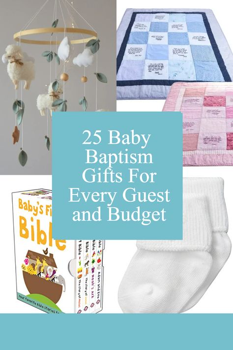 Looking for the perfect baby baptism gift? Browse our top 25 carefully curated baby baptism gifts for every guest and budget. Make this special occasion even more memorable! Follow us for more! #babyjourney #baptismgiftsforbaby #babytismgiftideas #baptism #baptismgift Baby Boy Baptism Gift Ideas, Baptism Guest Gifts, Baptism Gifts For Guests, Gifts For Baptism For Boy, Christening Gifts For Baby Girl, Diy Baptism Gifts, Baptism Gifts For Baby Boy, Baptism Gifts For Baby Girl, Baby Boy Baptism Ideas