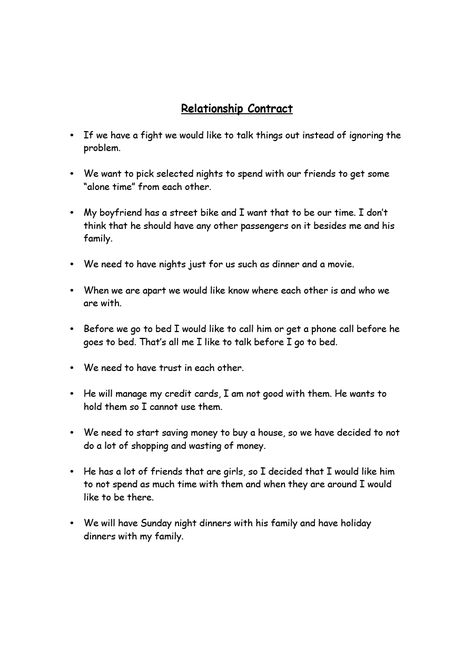 20  Relationship Contract Templates & Relationship Agreements Relationship Contract Dating, Relationship Contract, Alphabet Dating, Contract Agreement, Couple Relationship, Contract Template, Dating Websites, Templates Printable Free, Funny Relationship