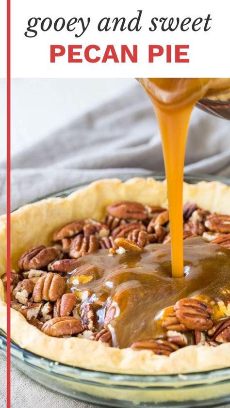 Pecan pie. Pecan Tarts Recipe, Best Pecan Pie Recipe, Just Pies, Savory Pies Recipes, Best Pecan Pie, Pecan Pie Easy, Peach Dessert Recipes, Easy Pie Recipes, Fall Recipe