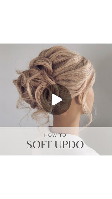 Melbourne Bridal Hairstylist/Educator on Instagram: "♡ Soft updo ♡  I love a soft romantic updo but they can sometimes be trickier than they look to create..  Having a game plan like this one helps with the security, balance and execution of this kind of style!  What do you think of this technique? Would love to see your version and share on my stories xx  #hairreel #hairtutorial #hairtutorialvideo" Soft Romantic Updo, Romantic Updo Hairstyles, Bronski Beat, Soft Updo, Easy Updos For Medium Hair, Medium Length Updo, Bridal Hairstylist, Curled Updo, Curl Tutorial