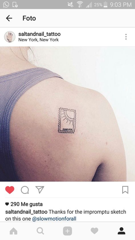 Forever stamp tattoo Forever Stamp Tattoo, Stamp Tattoo, Forever Stamps, Tattoo Inspo, Triangle Tattoo, Henna, Body Art, Tattoo Ideas, Stamp