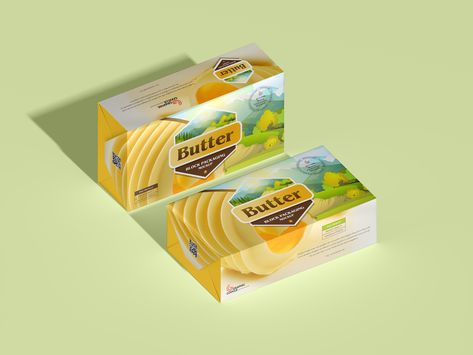 Free Butter Packaging Mockup Design - Mockup Planet Medicine Box Packaging, Homemade Organic Soap, Butter Packaging, Butter Block, Packaging Designs, Soap Packaging, Box Mockup, Tea Packaging, Food Packaging Design