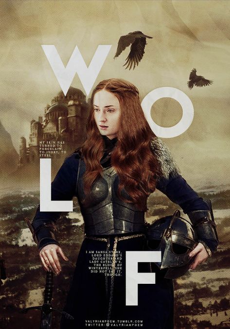 Sansa Stark Poster, Game Of Thrones Women, Sansa Stark Queen, Game Of Thrones Tumblr, Daenerys Stormborn, Good Knight, Game Of Thrones Tv, Got Characters, Asoiaf Art