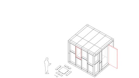 U-Build is a simple and sustainable modular construction system designed by Studio Bark that encourages individuals and communities to self-build. Module Architecture, Box Architecture, Module Design, Modular Housing, Low Cost Housing, Modular Unit, Prefabricated Houses, Modular Building, Affordable Housing