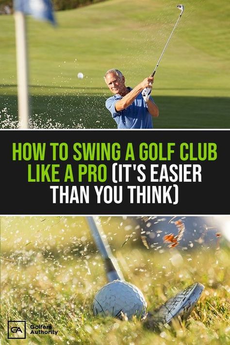 Learn how to properly swing the golf club so you can hit the perfect shot. Check out our latest guide on how to gain more yards accurately. Golf Score, Golf Driver, Golf Chipping, Golf Drills, Golf Tips For Beginners, Golf Exercises, Golf Instruction, Golf Quotes, How To Gain