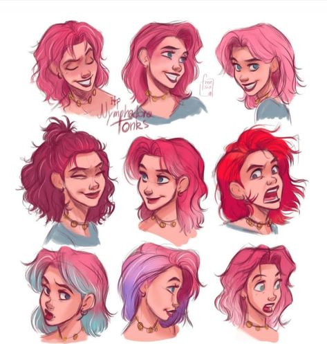 Harry Potter Characters Fanart, Remadora Fanart, Harry Potter Tonks, Nymphadora Tonks Fan Art, Tonks Fanart, Tonks Harry Potter, Hermione Fan Art, Hp Fanart, Nymphadora Tonks