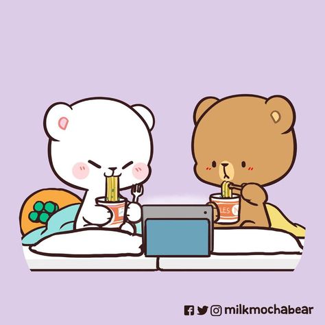 Milk Mocha Bear, Milk And Mocha, Milk Mocha, Mocha Bear, Bear Gif, Bear Paintings, Milk & Mocha, Cute Bear Drawings, Bear Drawing