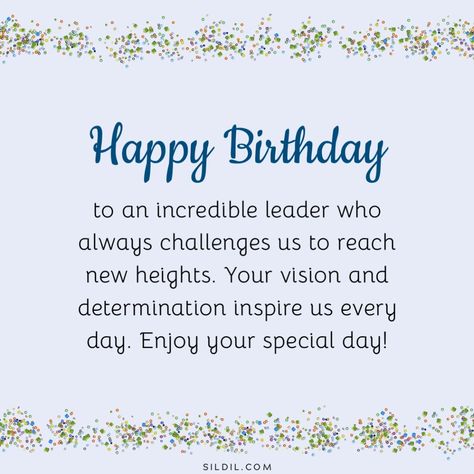 Happy Birthday Facebook Post, Birthday Greetings For Boss, Birthday Message For Boss, Birthday Card For Boss, Boss Birthday Quotes, Happy Birthday Boss, Happy Birthday For Him, Birthday Wishes For Mom, Boss Birthday