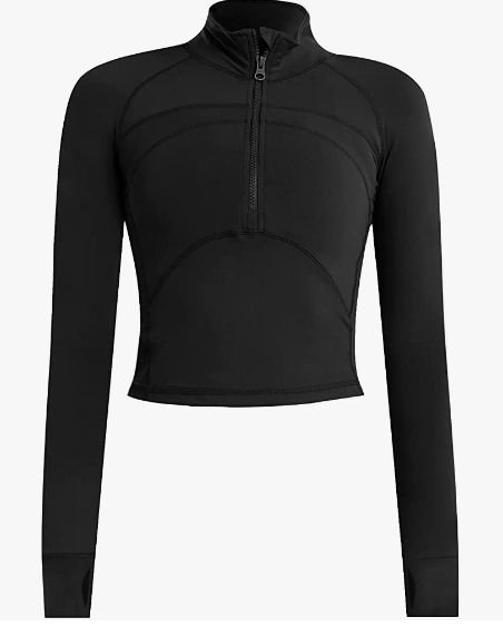 Gym Tops Women, Cropped Quarter Zip, Yoga Crop Tops, Running Track, Gym Tops, Young Justice, Running Sports, Yoga Workout, Running Jacket