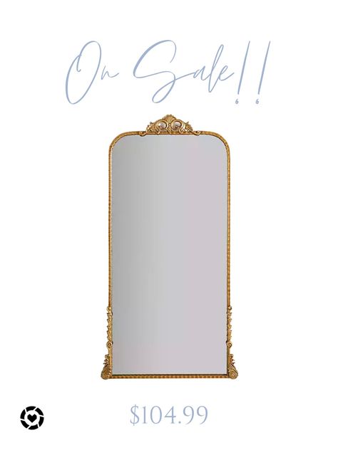 Pretty leaner mirror on sale now! Anthropologie, Kirkland’s, mirror, traditional, gold mirror, grand millennial, glam, bedroom, living room, closet Follow my shop @littlelattihouse on the @shop.LTK app to shop this post and get my exclusive app-only content! #liketkit #LTKsalealert #LTKhome @shop.ltk https://liketk.it/3RX59 Kirklands Mirrors, Mirrors On Nightstand, Mirror Above Nightstand, Mirrors Above Nightstand, Kirkland Mirror, Large Gold Mirror, Living Room Closet, Vintage Gold Mirror, Full Mirror