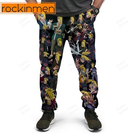 Deidara Joggers Fleece Custom Naruto Characters Anime Sweatpant Check more at https://rockinmen.com/deidara-joggers-fleece-custom-naruto-characters-anime-sweatpant/ Custom Naruto Characters, Naruto Characters, Naruto, Sweatpants, Anime, Tracksuit Bottoms