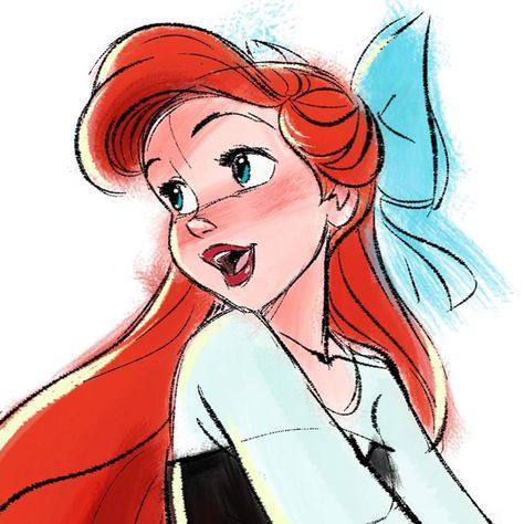 #thelittlemermaid #ariel Steven Thompson, Disney Drawings Sketches, Illustration Series, 디즈니 캐릭터, Prințese Disney, Cute Disney Drawings, Disney Princess Drawings, Princess Drawings, Disney Artwork