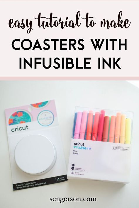 Making Coasters With Cricut, Diy Coasters With Cricut, Infusible Ink Cricut Coasters, How To Make Coasters With Cricut, Infusible Ink Coaster Ideas, Cricut Coaster Ideas Infusible Ink, Infusible Ink Marker Projects, Cricut Coasters Diy Vinyl, Infusible Ink Pen Projects