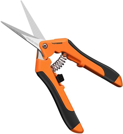 These Compact Gardening Shears Have Thousands of Rave Reviews–and are Only $7 Small Flower Gardens, Scissors Hand, Garden Scissors, Garden Shears, Straight Blade, Succulent Care, Snake Plant, Pruning Shears, Silica Gel