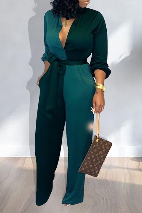 Classy Jumpsuit, Jumpsuit Elegant, Classy Work Outfits, Classy Dress Outfits, African Print Fashion Dresses, Classy Casual Outfits, African Fashion Women, Dresses To Wear, Latest African Fashion Dresses