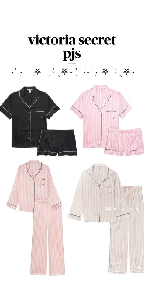 Victoria Secret Pjs, Vs Pajamas, Pajamas Aesthetic, Pijamas Women, Cute Pjs, Victoria Secret Outfits, Cute Pajama Sets, Victoria Secret Pajamas, Cute Lazy Day Outfits