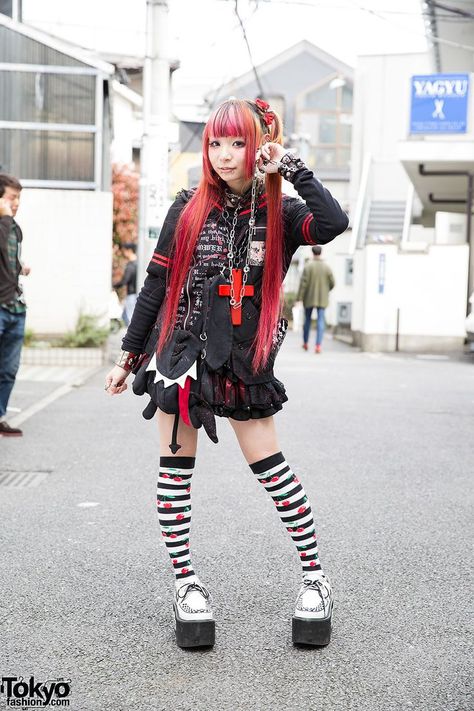 Dark Harajuku, Mode Harajuku, H Naoto, Grunge Egirl, Goth Prom, Harajuku Girl, Estilo Harajuku, Harajuku Fashion Street, Harajuku Girls